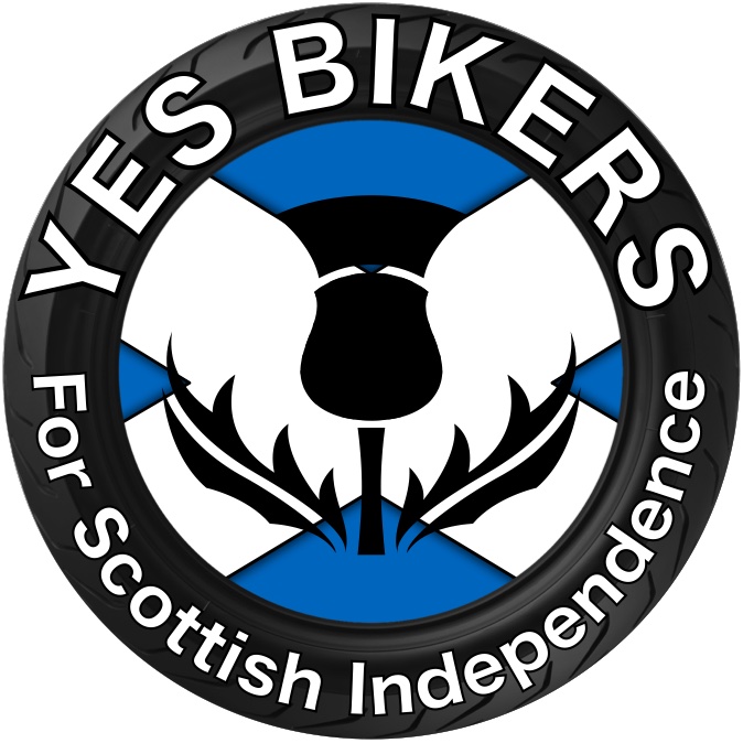 The YesBikers thistle logo
